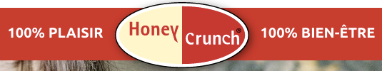 HoneyCrunch® is on Twitter and Facebook. Follow it !